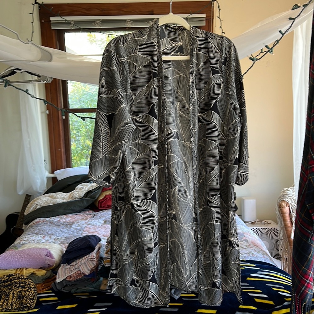 Navy Blue Kimono